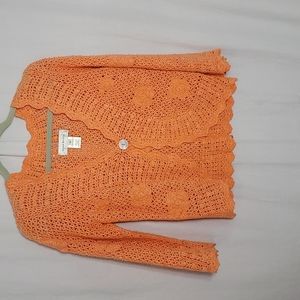 Susan Bristol Crochet Shrug. Size M